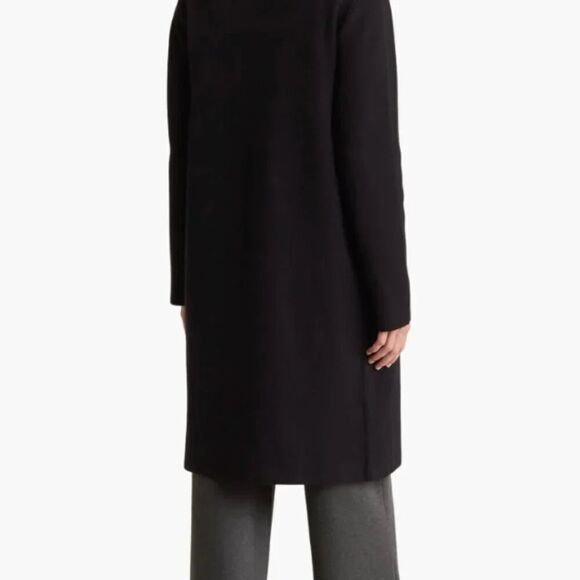 By Design Whitney Trench Coat Navy Coatigan Cardigan Blue M - Picture 2 of 4